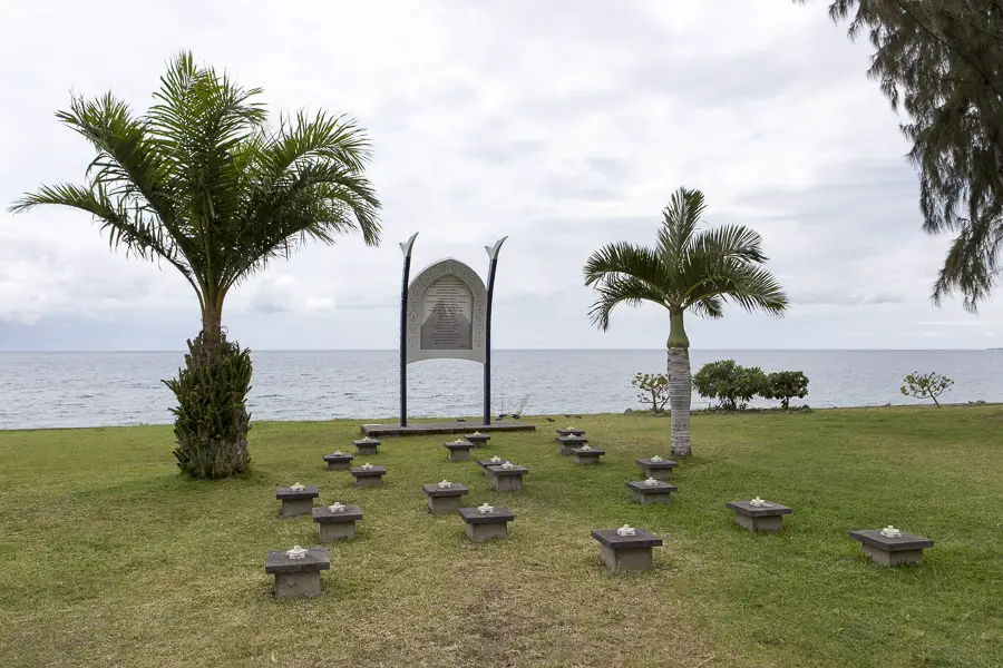 Denkmal beim Cimetière Marin