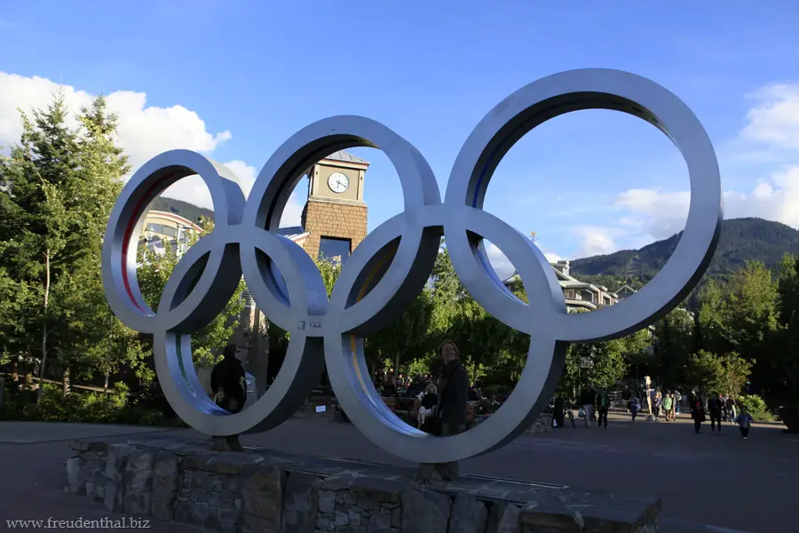 Olympische Ringe in Whistler