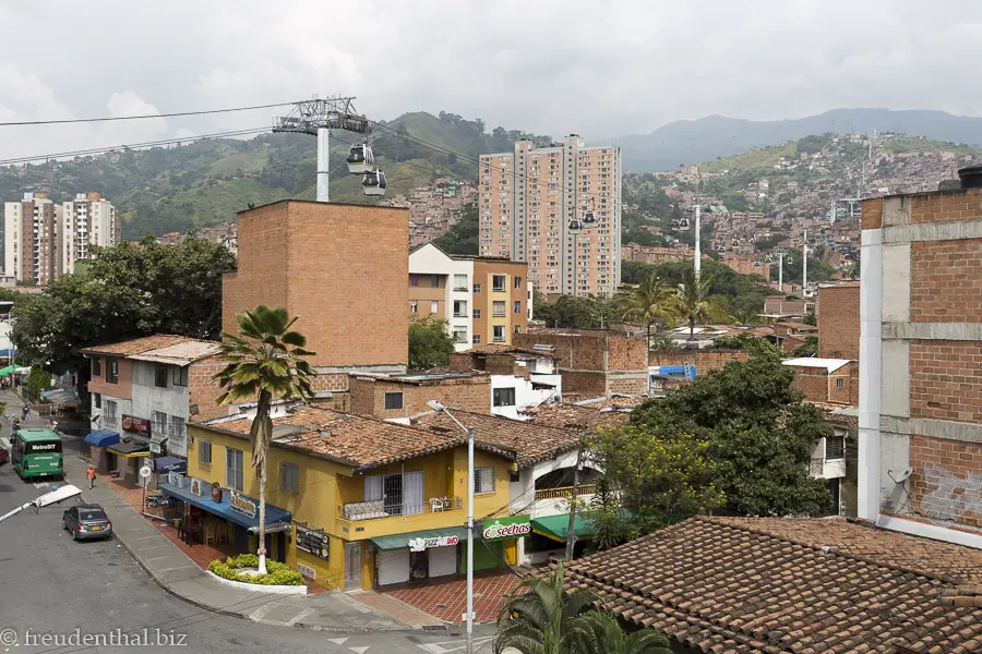 In den Straßen von Medellín.