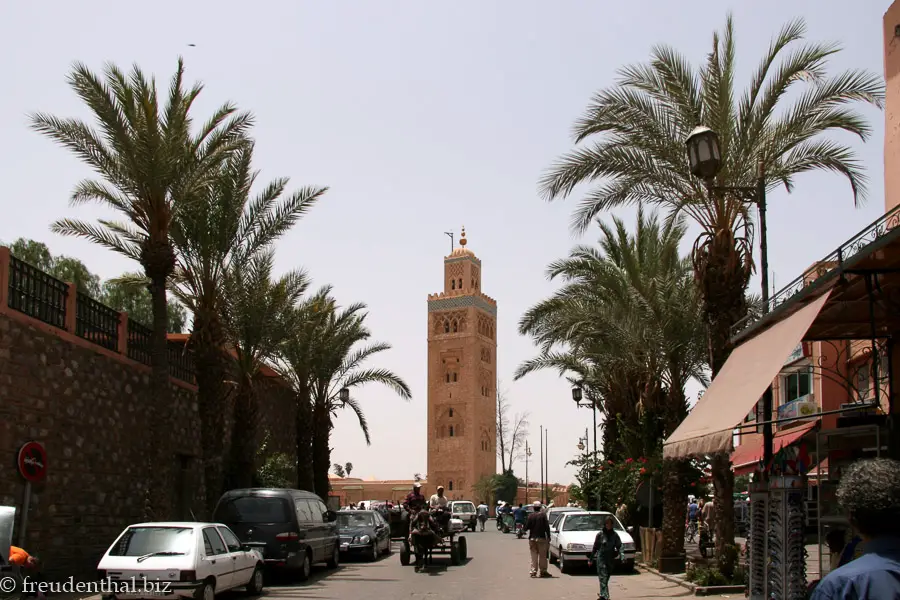 Minarett der Moschee der Buchhändler