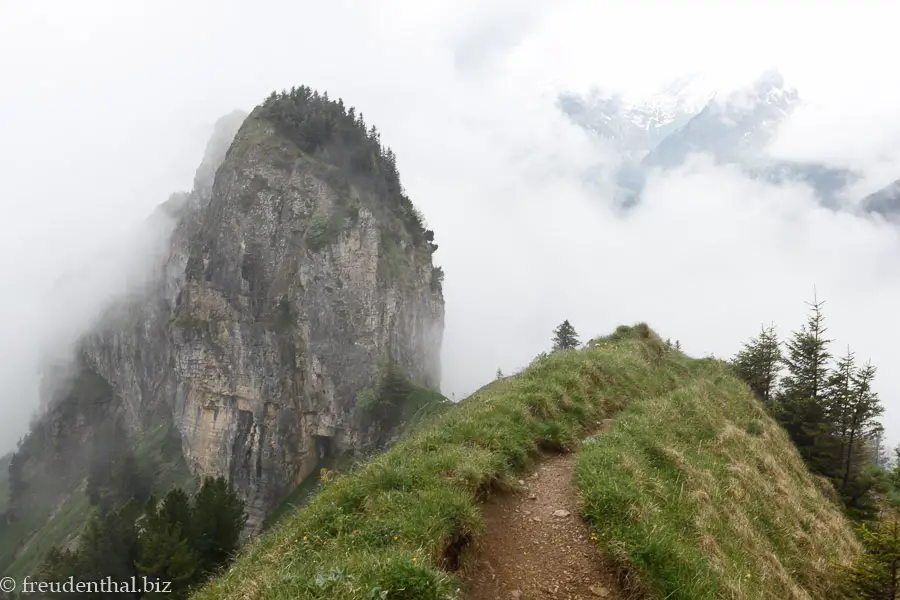 Blick zurück zum Hohen Kasten