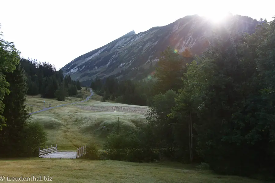 Sonnenaufgang Leistchamm