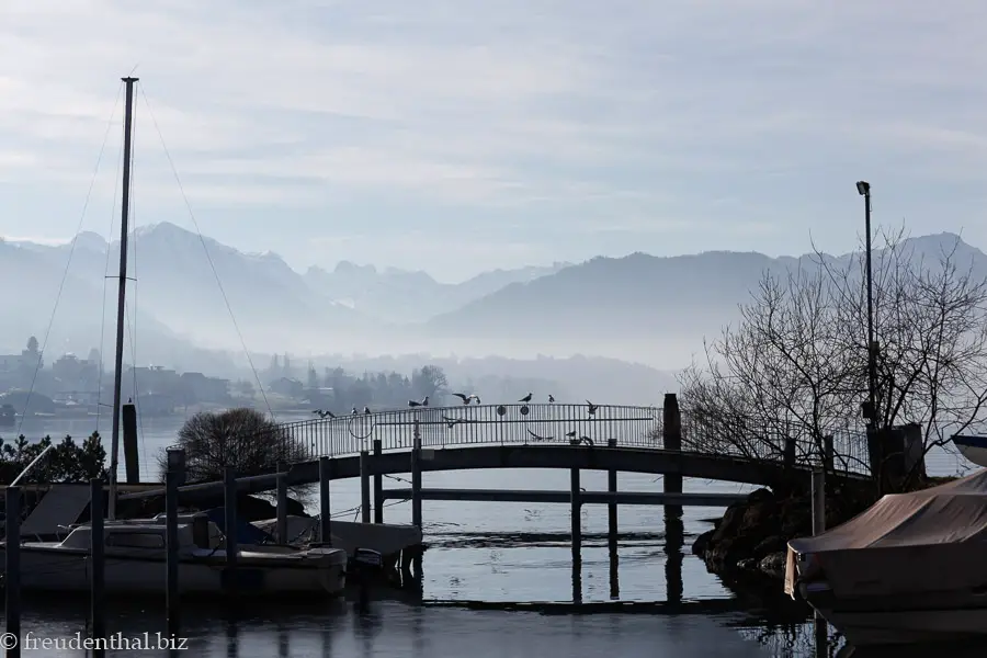 Dunst über dem Vierwaldstättersee