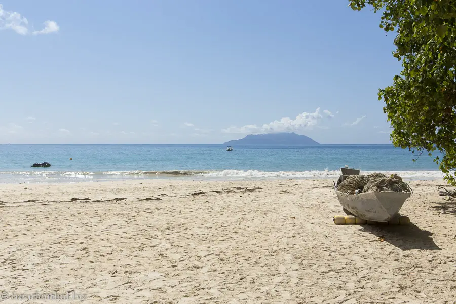 am Beau Vallon-Strand auf Mahé