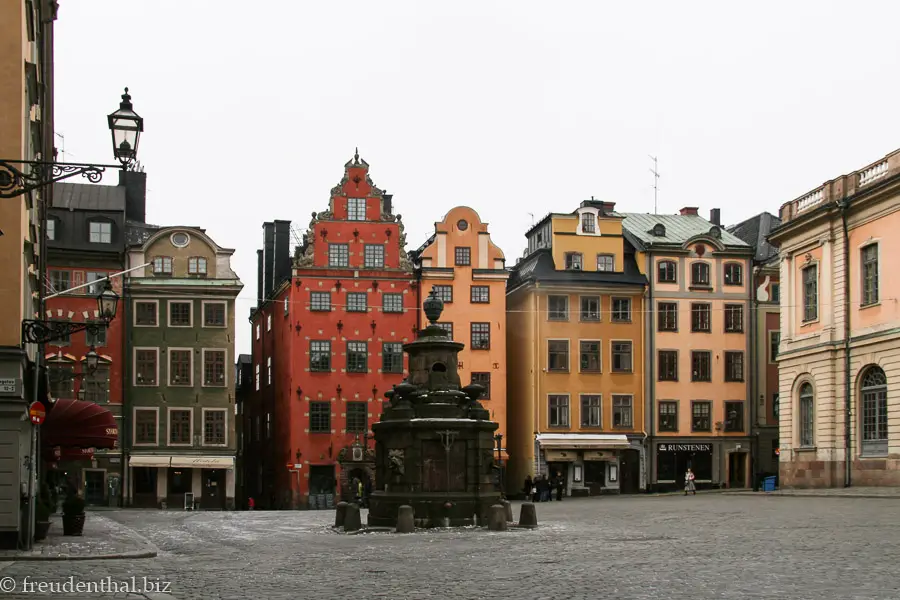 Blick von der Börse über den Stortorget (Großer Markt)