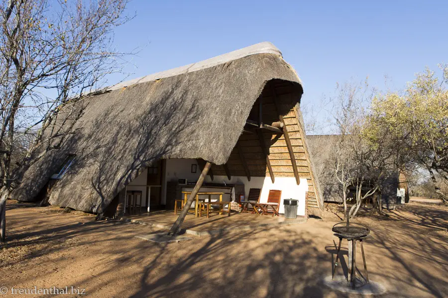 Bungalow in der Masorini Bush Lodge