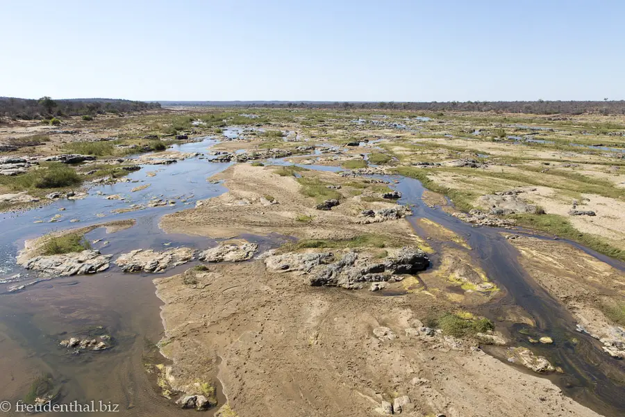 Blick über den Olifants Fluss im Krüger Nationalpark