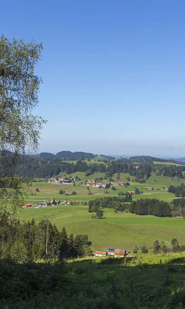 Aussicht über das Westallgäu