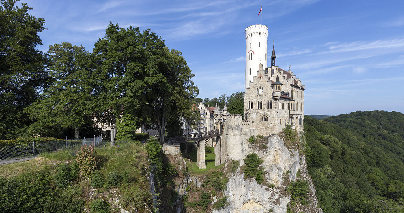 Wanderung beim Schloss Lichtenstein