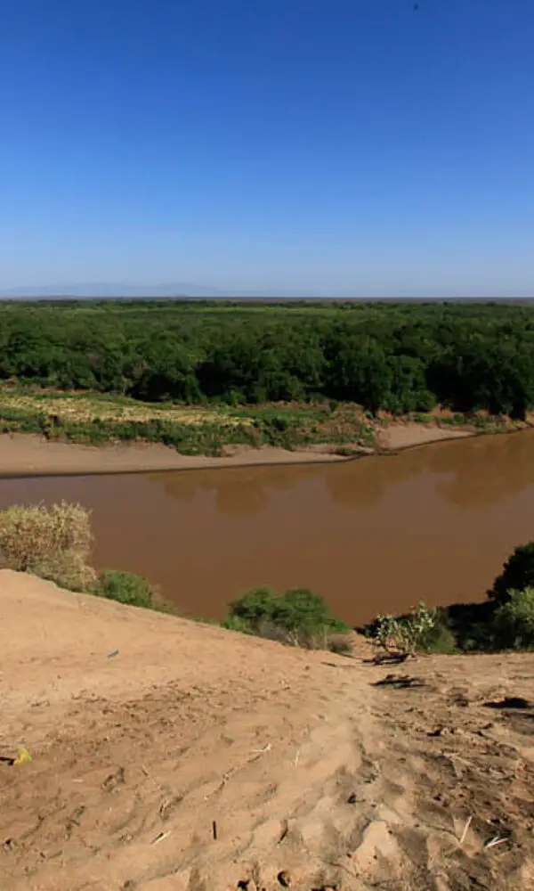 Endlich ist er erreicht - der Omo River