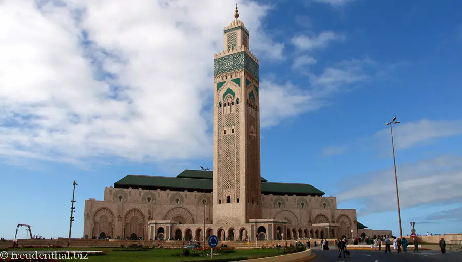 die Moschee Hassan II. in Casablanca