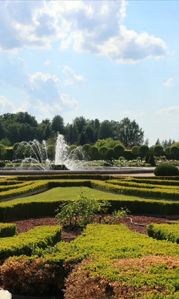 Barockgarten vom Schloss Rundāle