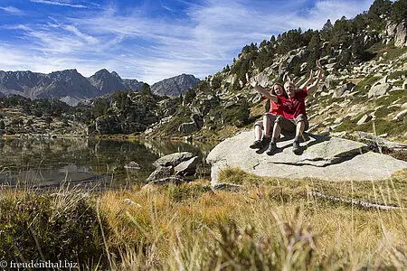 Pause am Estany Forcat