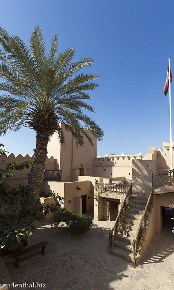 Innenhof im Taqah Castle Oman