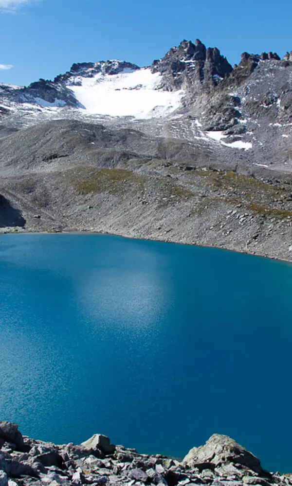 Wildsee mit Pizol und Pizolgletscher