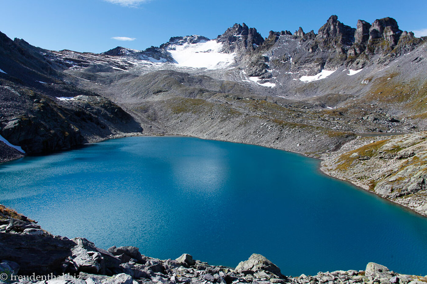 Wildsee mit Pizol und Pizolgletscher