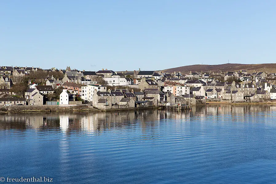 morgendlicher Blick auf Lerwick