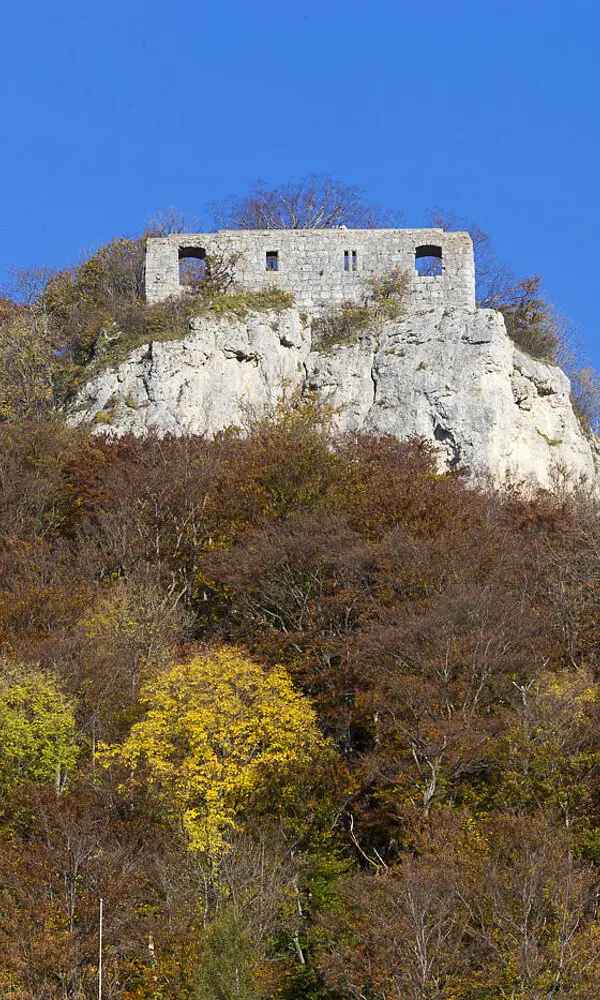 Die Burg Rosenstein bei Heubach