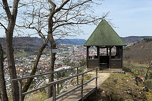 Schleicherhütte oberhalb Albstadt-Ebingen