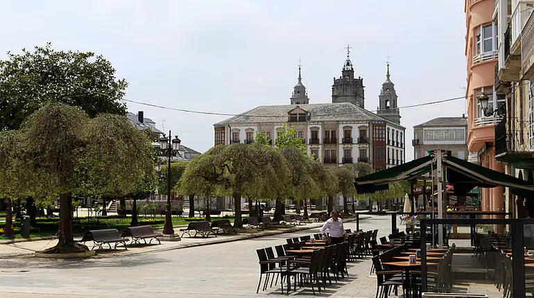 Zentralplatz in Lugo