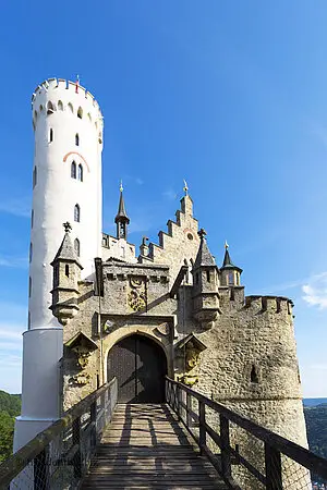 Zugbrücke zum Schloss Lichtenstein