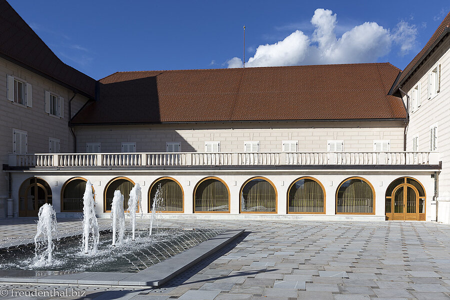 Das Schloss Brdo bei Kranj