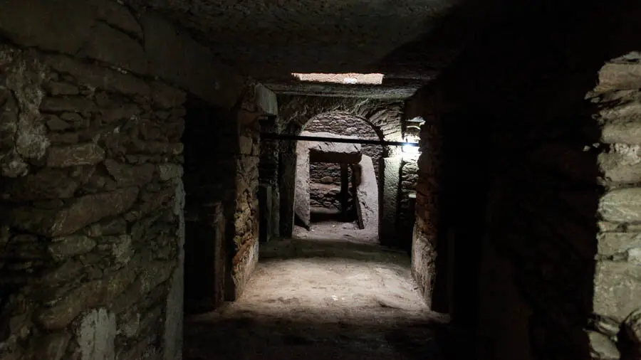 die Grabkammer der Stele 1 in Axum
