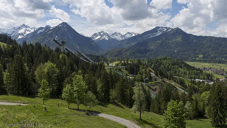 Schattenbergschanzen bei Oberstdorf