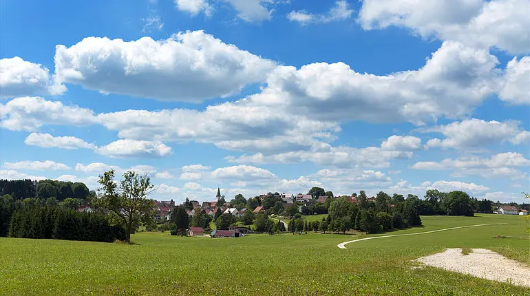 Blick über die Hossinger Hochalb