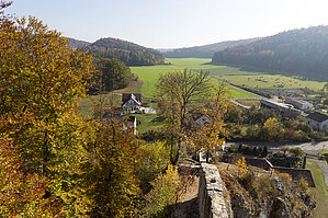 Aussicht von der Ruine Dietfurt