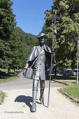 Pilger-Statue bei Beuron