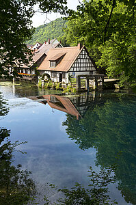 Historische Hammerschmiede am Blautopf