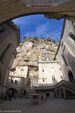 in den Sanktuarien von Rocamadour