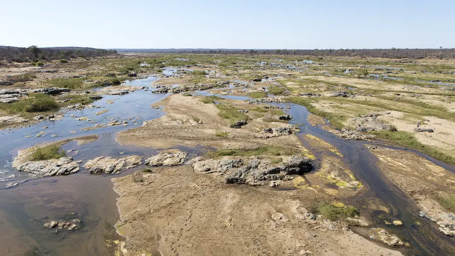 Blick über den Olifants Fluss im Krüger Nationalpark