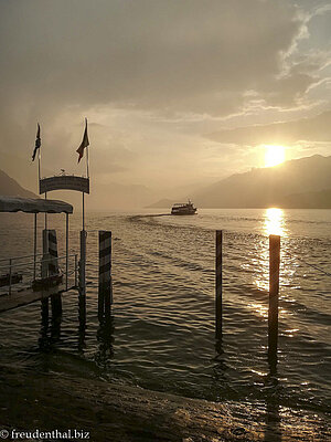 Sonnenuntergang bei Bellagio