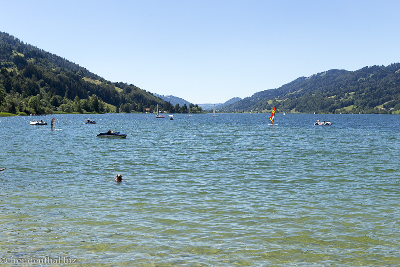 Großer Alpsee - Baden bei Immenstadt