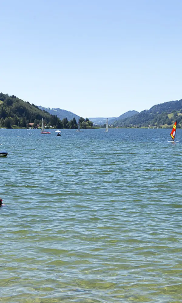 Großer Alpsee - Baden bei Immenstadt