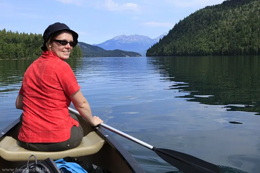 Kanuausflug auf dem Clearwater Lake