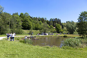 Freizeitsee von Gomadingen