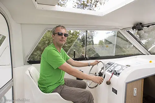 Hausboot auf dem Canal du Midi