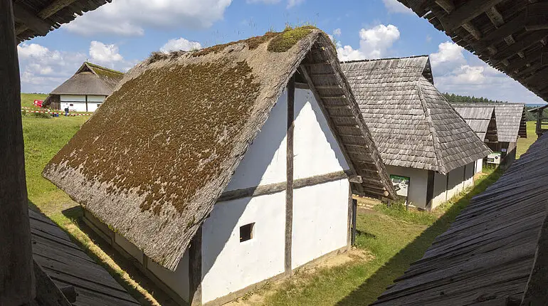 Keltenhaus wie in der Stadt Pyrene