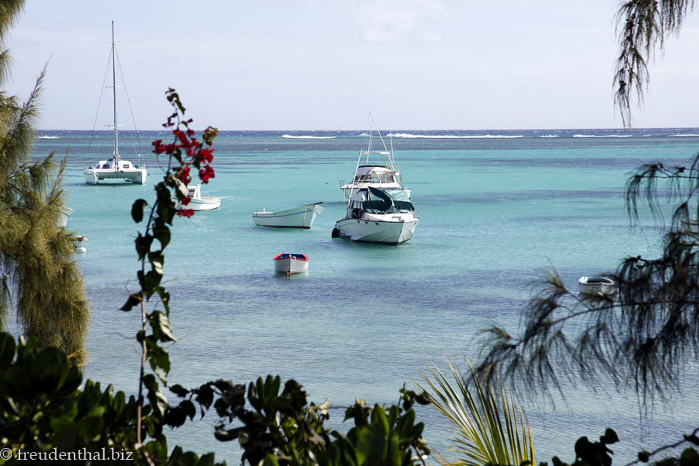 Blick in die Bucht vorm Hotel Coin de Mire