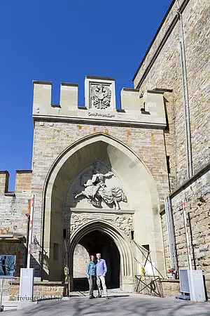 Eingangstor zur Burg Hohenzollern