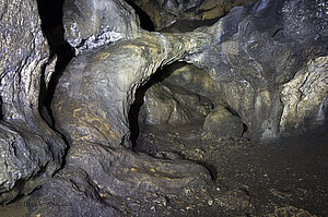 Zugang zum hinteren Bereich der Schillerhöhle