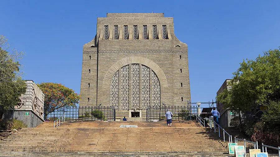 das Voortrekker Monument nahe Johannesburg und Pretoria