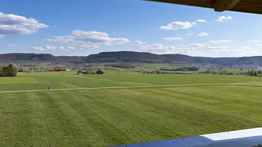 Blick auf den Aussichtsturm