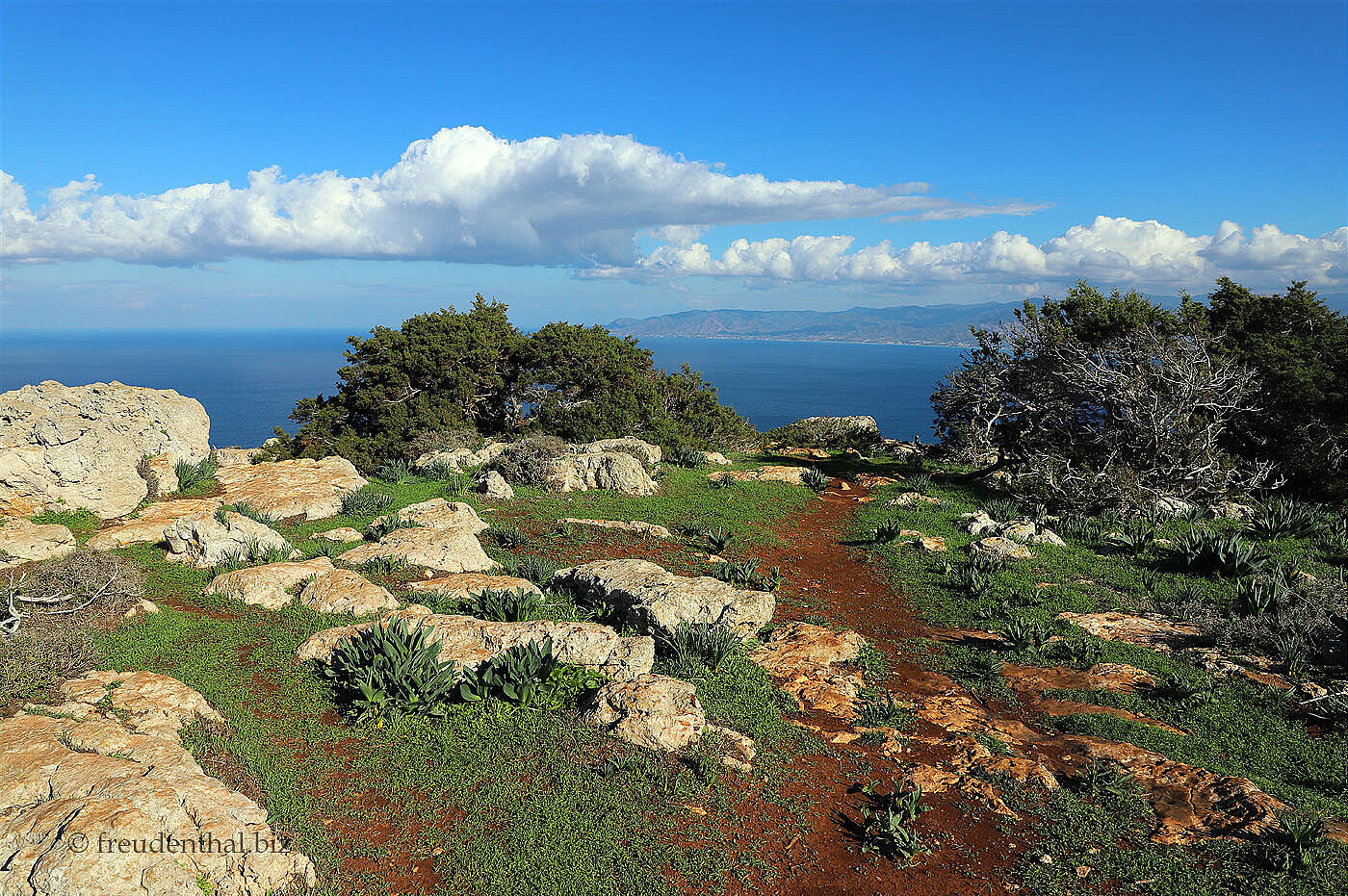 Der Gipfel des Aphrodite Trail