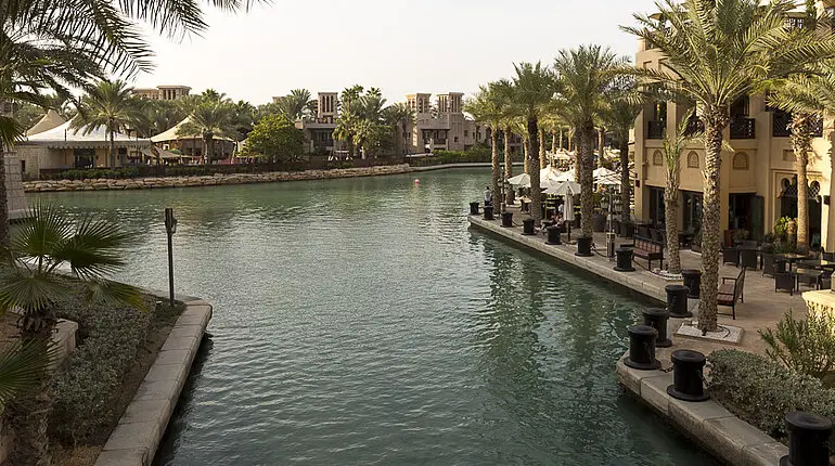 Fährfahrt beim Madinat Jumeirah Resort in Dubai