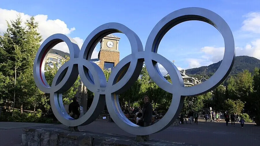 Olympische Ringe in Whistler