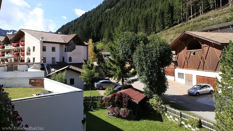 Ausblick vom Balkon Hotel Bergblick